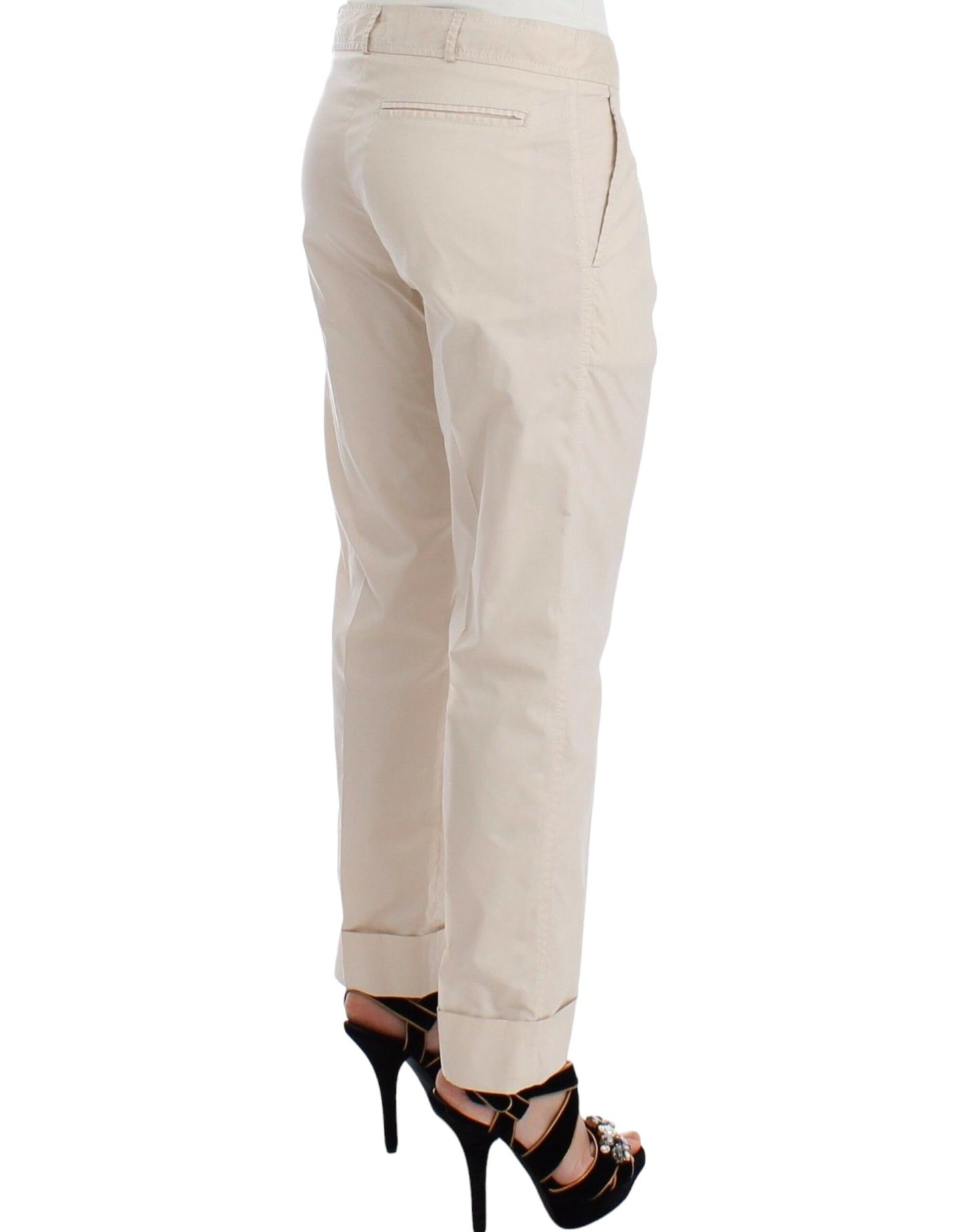 Ermanno Scervino Beige Chinos Casual Dress Pants Khakis