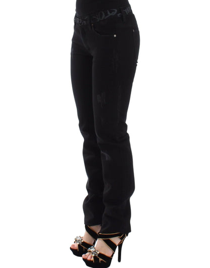 Ermanno Scervino Black Slim Jeans Denim Pants Skinny Stretch