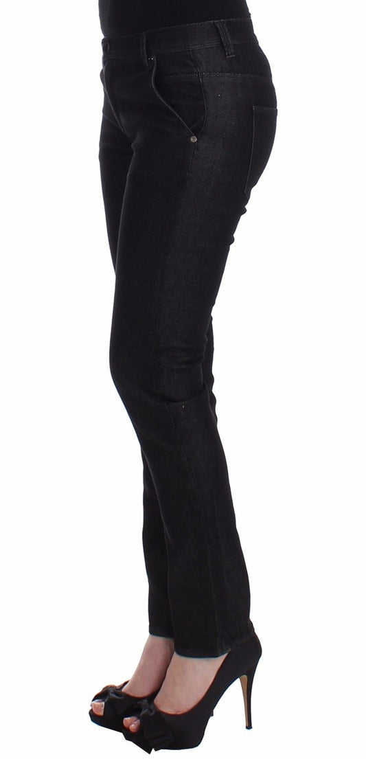 Ermanno Scervino Chic Black Skinny Jeans - Elegant & Slim Fit