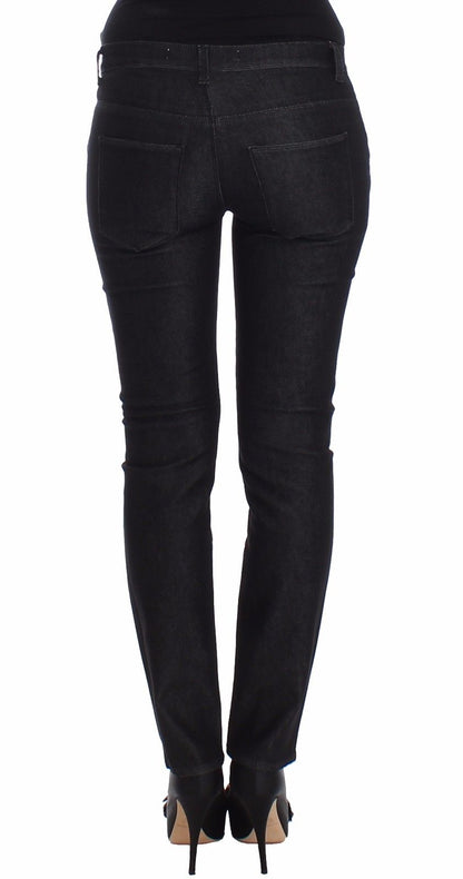 Ermanno Scervino Chic Black Skinny Jeans - Elegant & Slim Fit