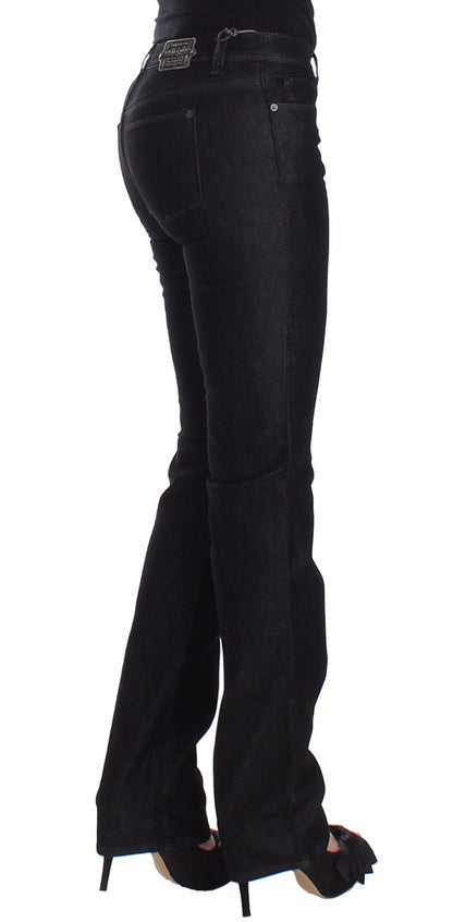 Ermanno Scervino Chic Black Slim Skinny Jeans