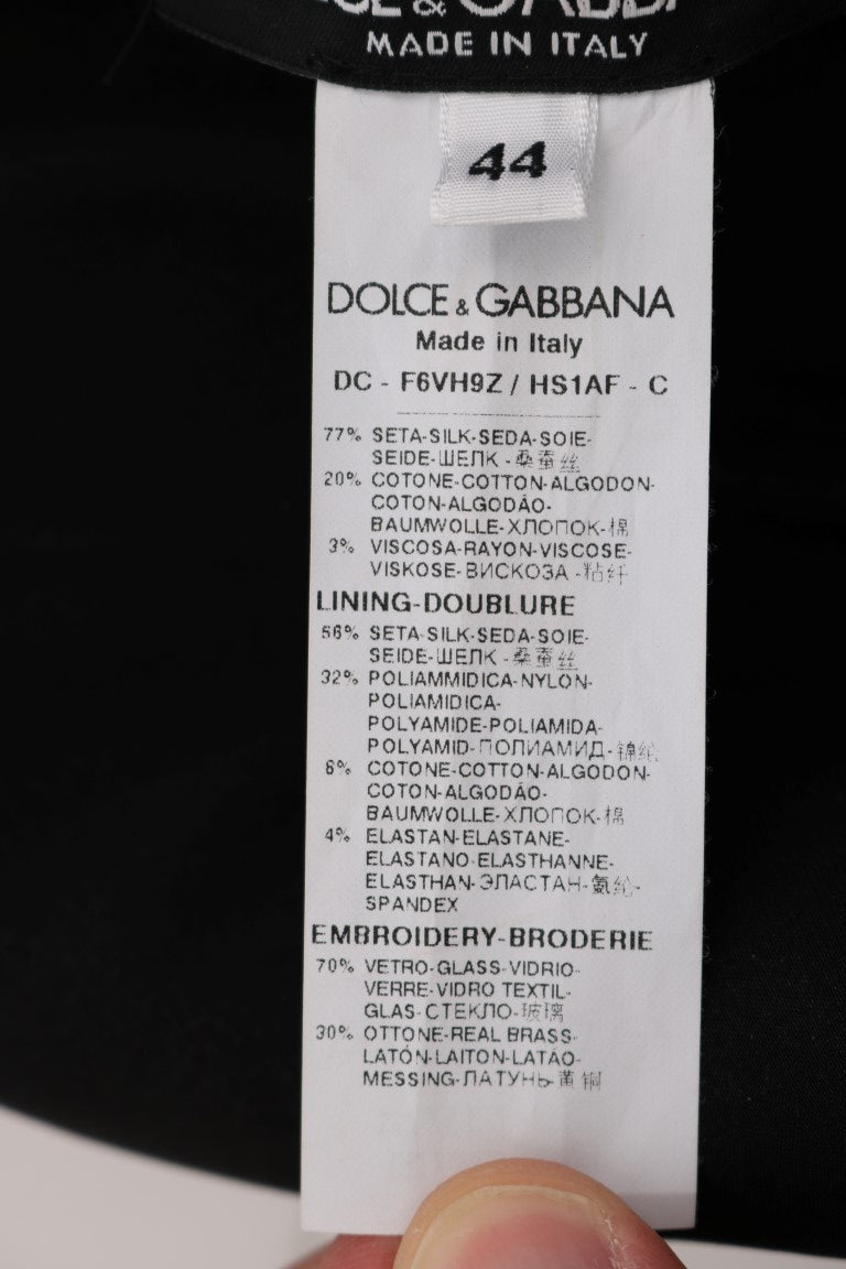 Dolce & Gabbana Floral Maxi Gown with Sunflower Print and Crystals