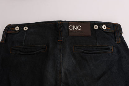 Costume National Chic Gray Slim Fit Denim