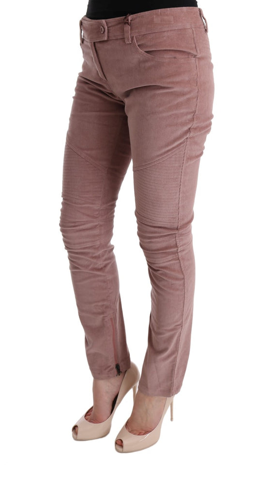 Ermanno Scervino Chic Pink Capri Cropped Trousers