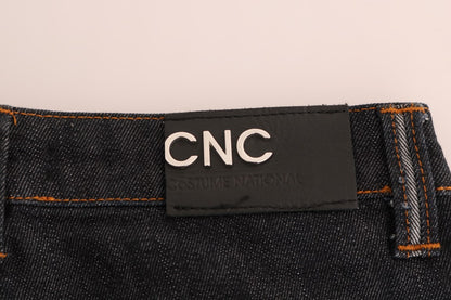 Costume National Sleek Dark Blue Super Slim Jeans