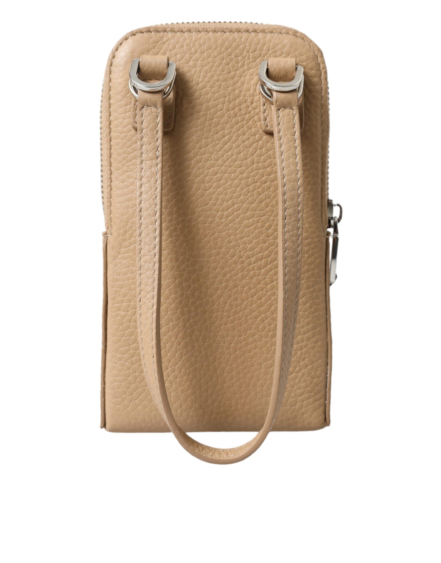 Dolce & Gabbana Beige Leather Purse Crossbody Sling Phone Bag