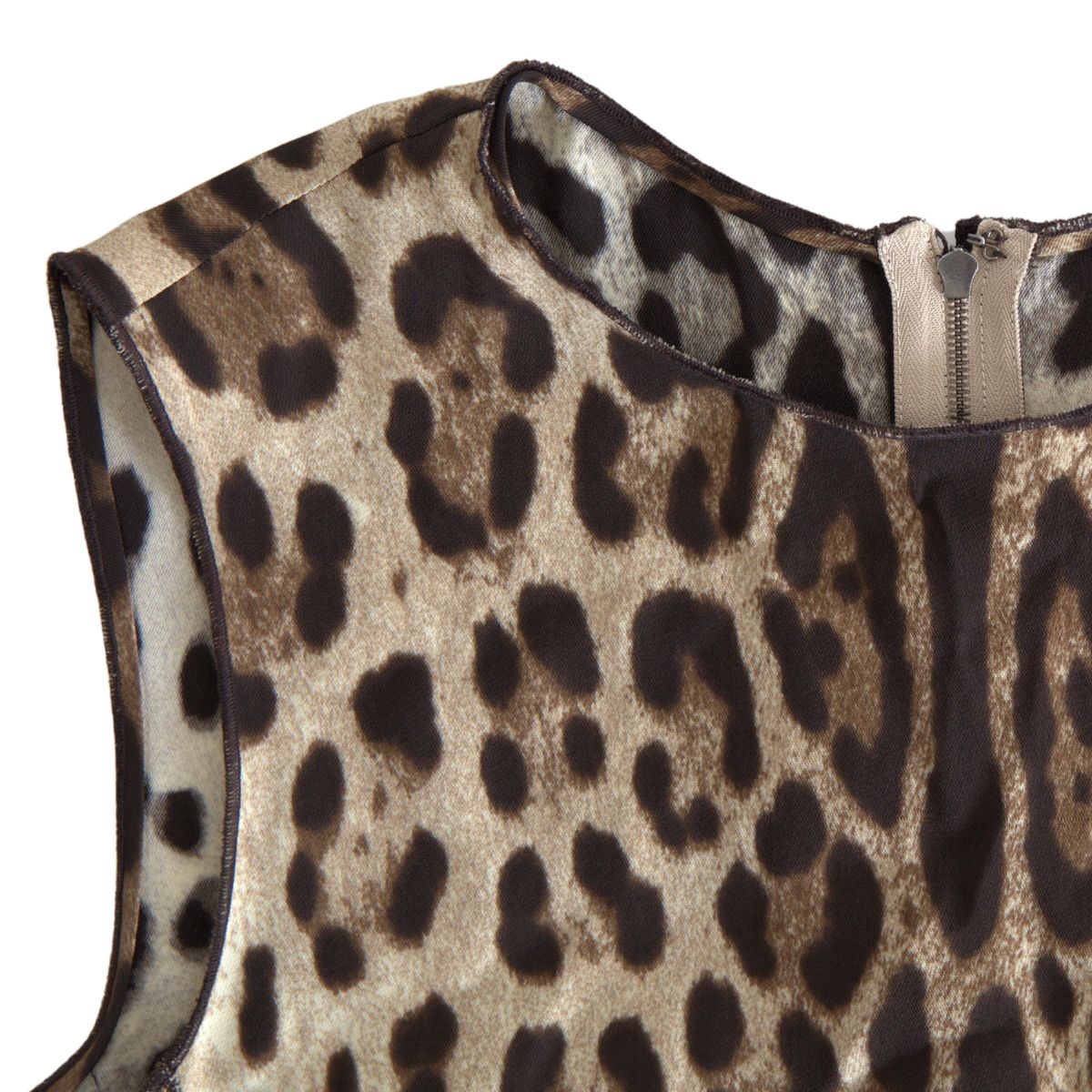 Dolce & Gabbana Elegant Leopard Print Tank Top