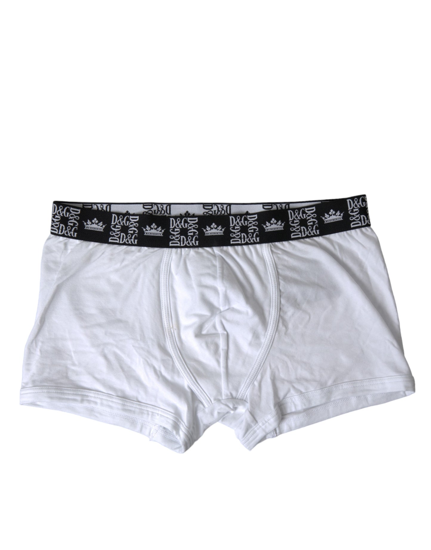 Dolce & Gabbana Elite White Cotton Stretch Boxers