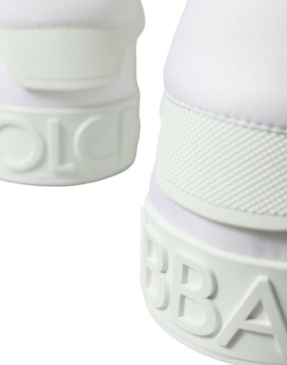 Dolce & Gabbana White PORTOFINO Low Top Sneakers Shoes