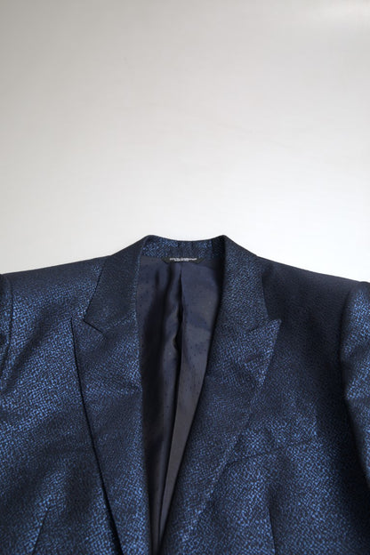 Dolce & Gabbana Blue 2 Piece Single Breasted MARTINI Suit