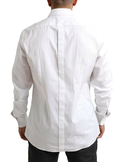 Dolce & Gabbana Elegant White Cotton Dress Shirt