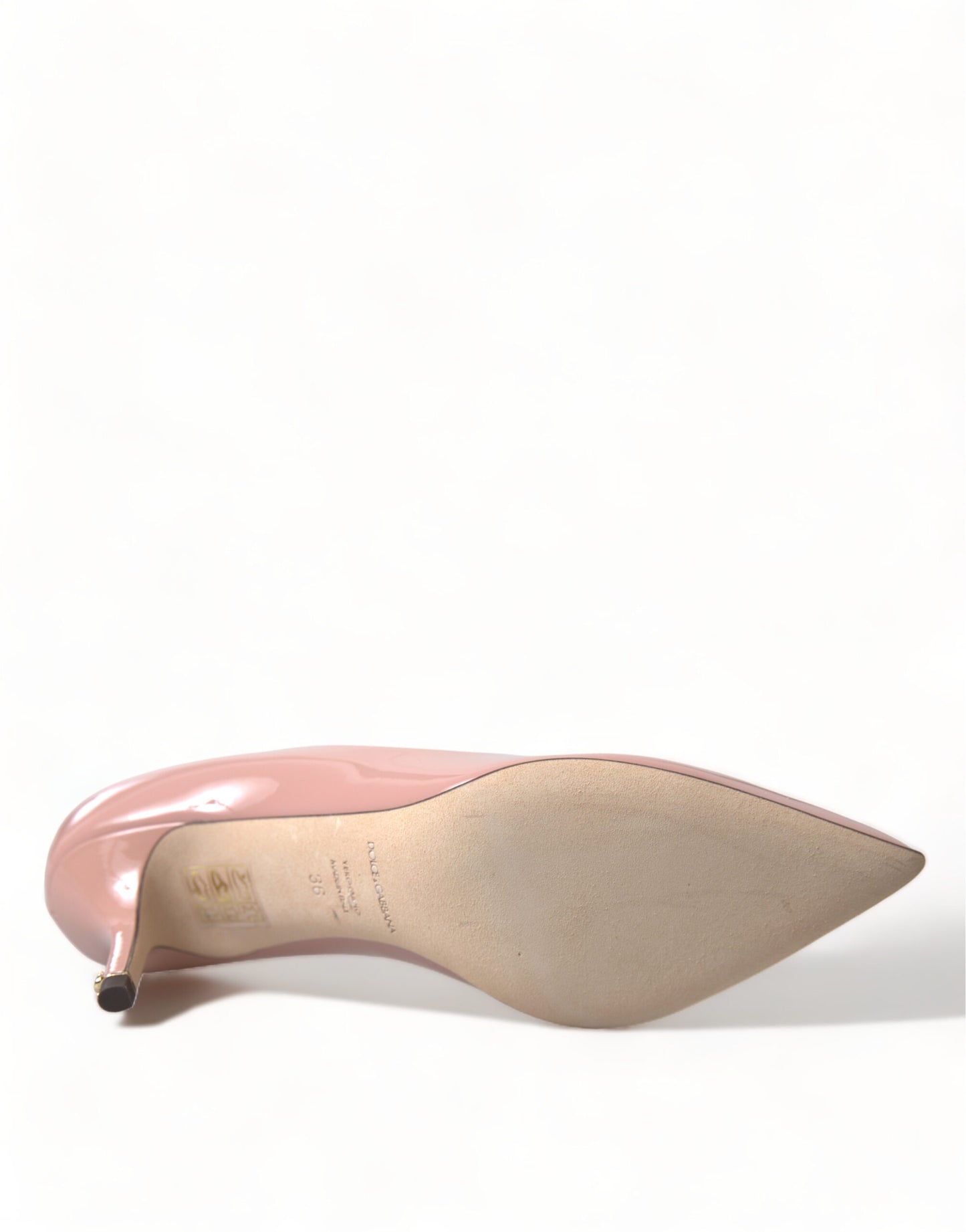 Dolce & Gabbana Pink Patent Stiletto Pumps - Elevate Your Glamour