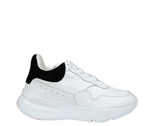 Alexander McQueen Alexander McQueen Women White Leather Suede Sneaker