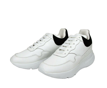 Alexander McQueen Alexander McQueen Women White Leather Suede Sneaker