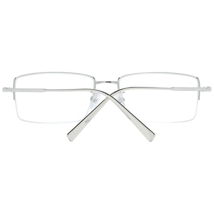 Ermenegildo Zegna Silver Men Optical Frames