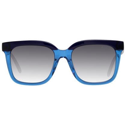 Emilio Pucci Chic Blue Square Gradient Sunglasses