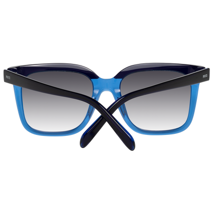 Emilio Pucci Chic Blue Square Gradient Sunglasses