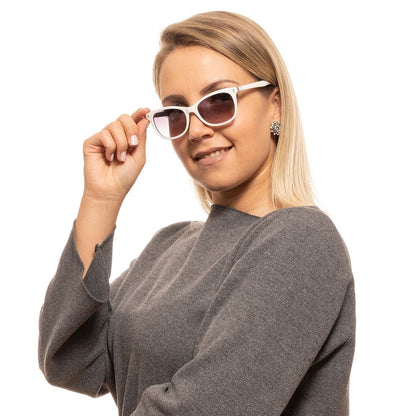 Hally & Son White Women Sunglasses