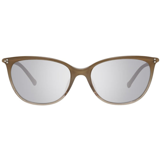 Hally & Son Brown Unisex Sunglasses