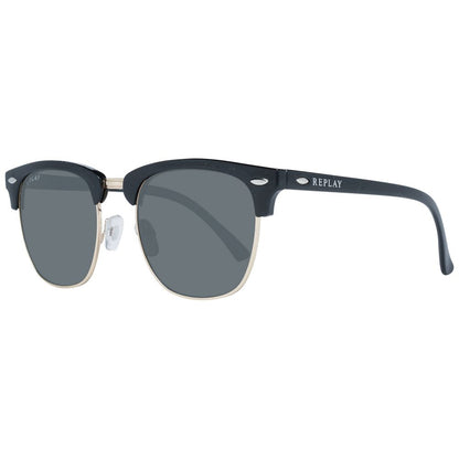 Replay Black Unisex Sunglasses