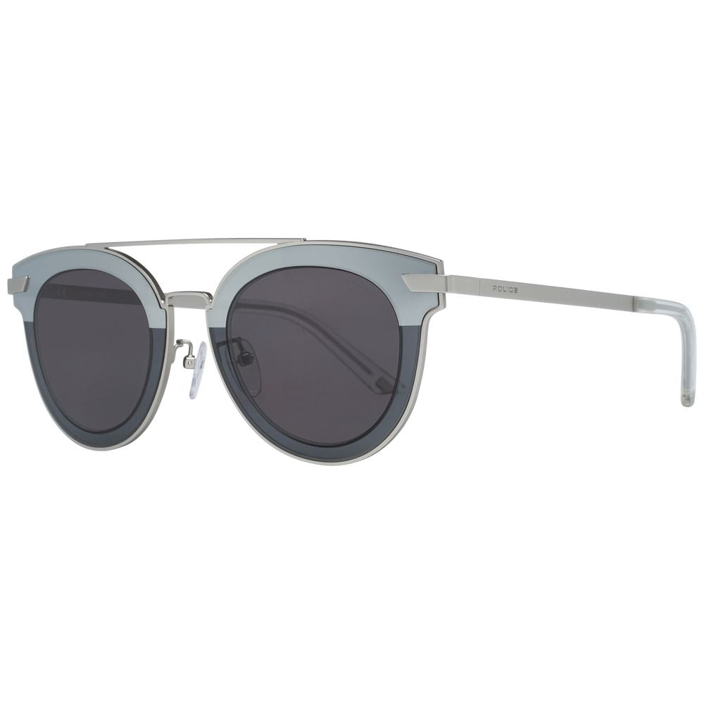 Police Silver Men Sunglasses