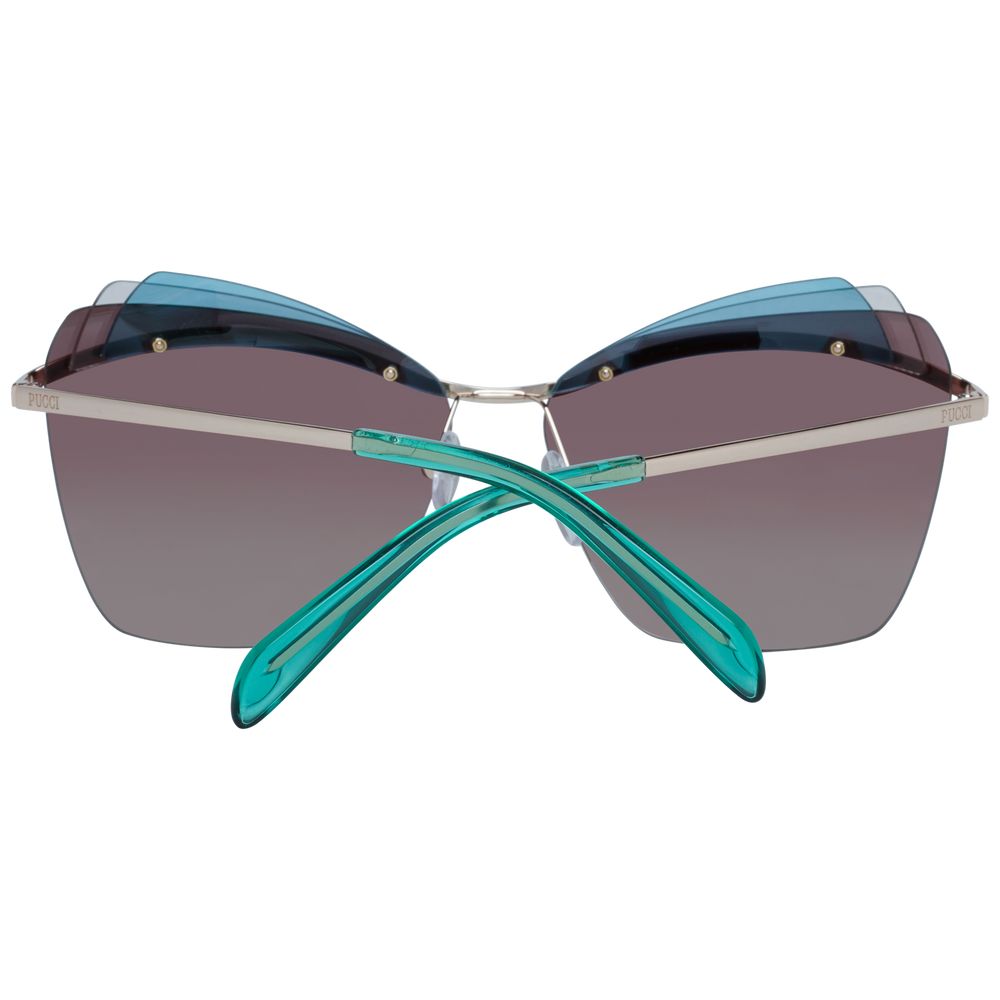 Emilio Pucci Gold Women Sunglasses