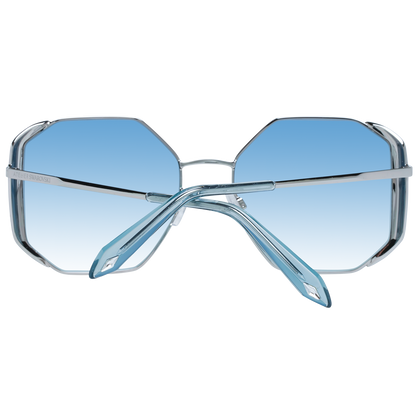 Atelier Swarovski Elegant Silver Trapezium Sunglasses