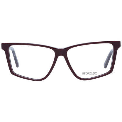 Sportmax Burgundy Women Optical Frames