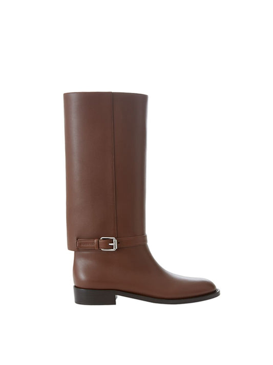 Burberry Equestrian Style Luxe Leather Boots