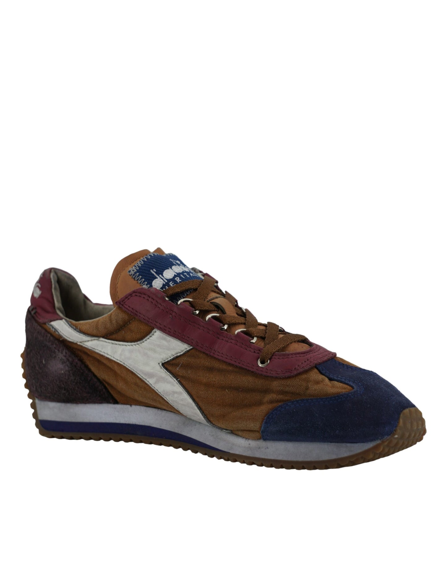 Diadora Equipe H Dirty Stone Wash Evo Sneakers in Hazel