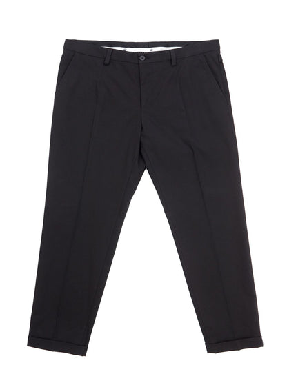 Dolce & Gabbana Svelte Black Cotton Chino Trousers