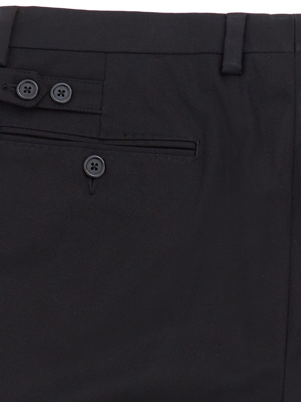 Dolce & Gabbana Svelte Black Cotton Chino Trousers