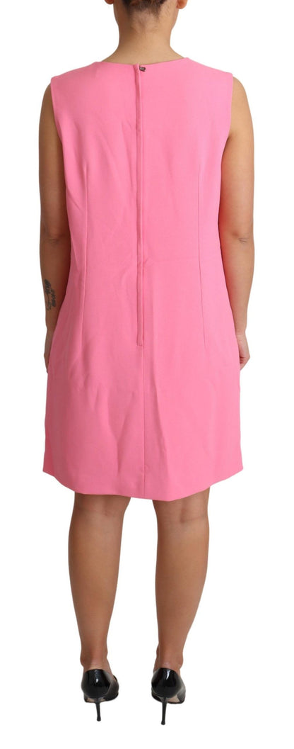 Dolce & Gabbana Elegant Pink Shift Knee Length Dress