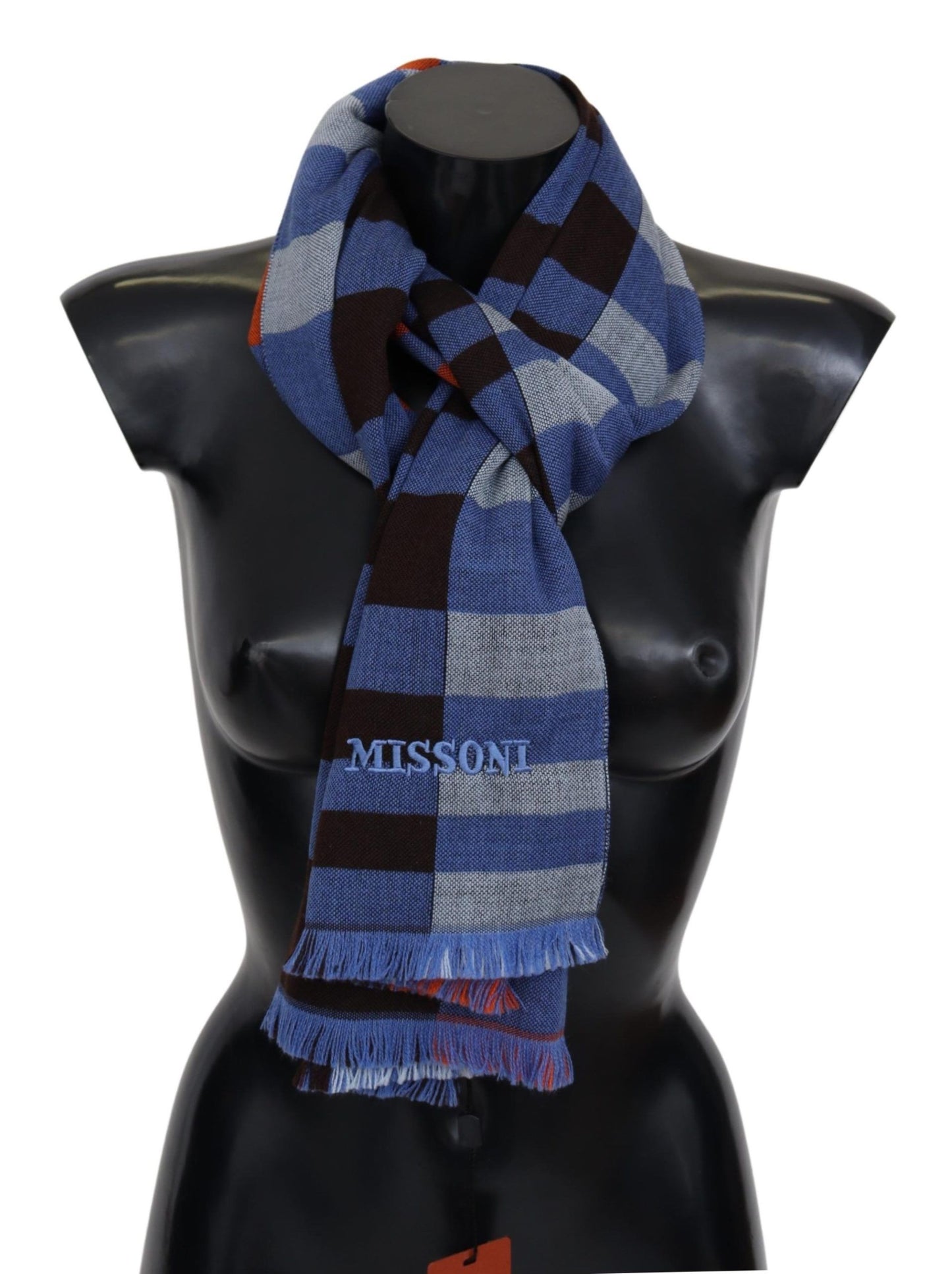 Missoni Chic Multicolor Wool Scarf Unisex Accessory