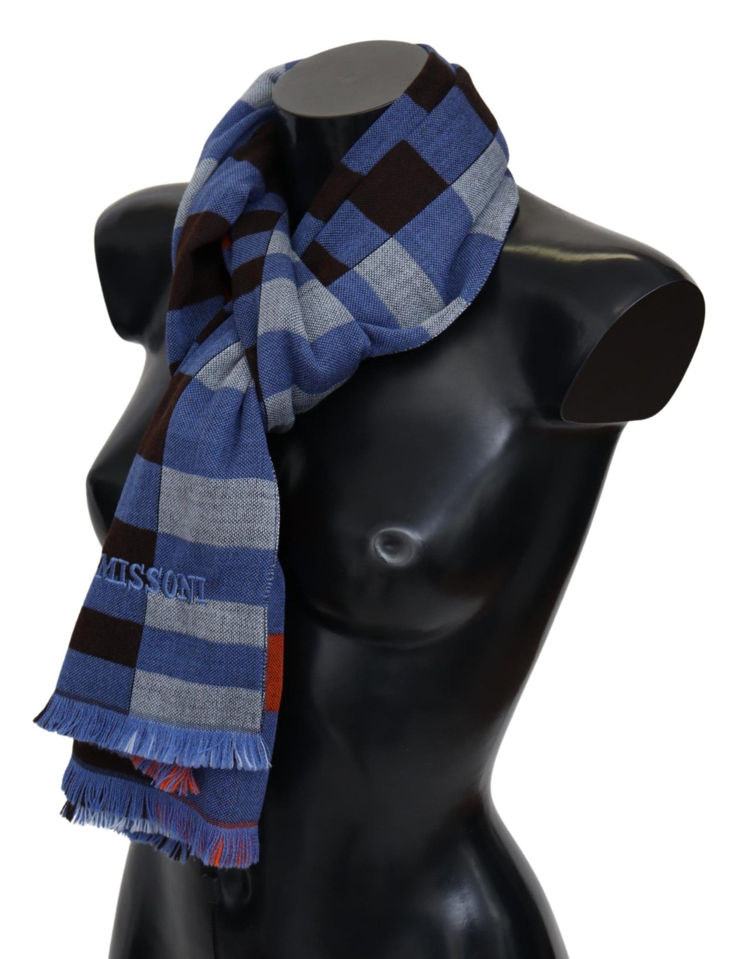 Missoni Chic Multicolor Wool Scarf Unisex Accessory