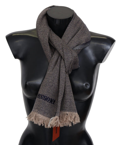 Missoni Elegant Cashmere Zigzag Scarf Unisex