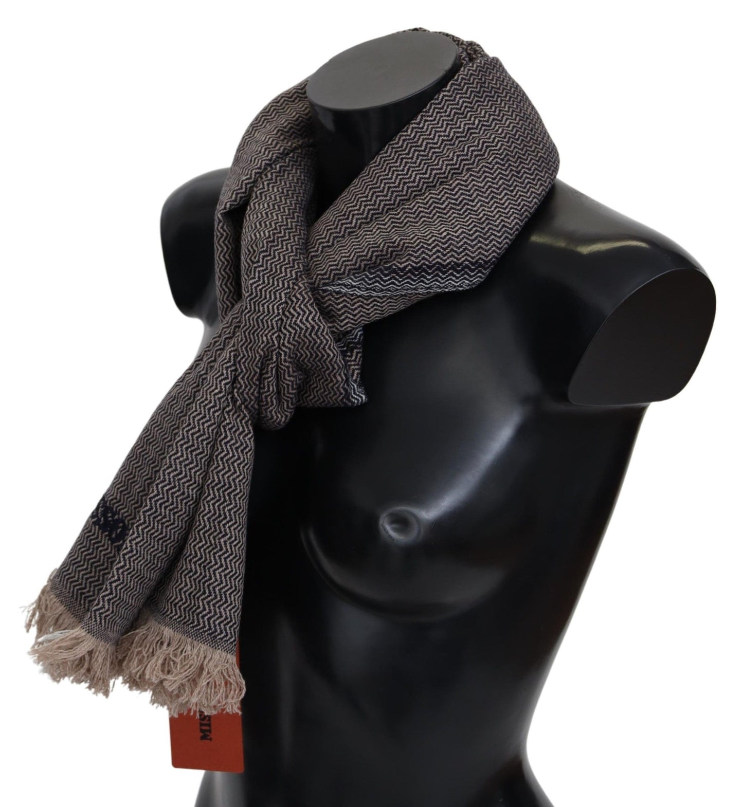 Missoni Elegant Cashmere Zigzag Scarf Unisex