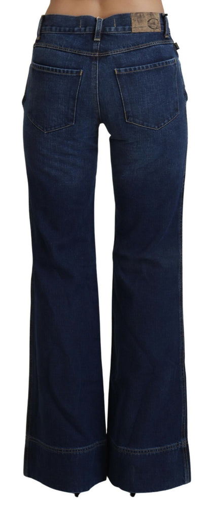 Just Cavalli Chic Flared Cotton Denim Jeans