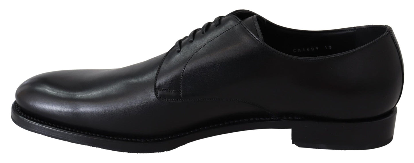 Dolce & Gabbana Black Leather SARTORIA Hand Made Shoes