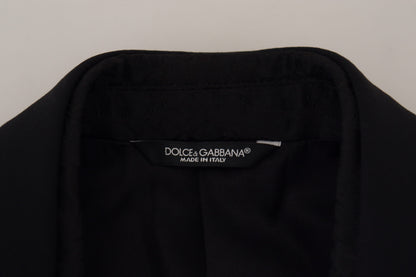 Dolce & Gabbana Elegant Black Martini Suit for the Modern Man