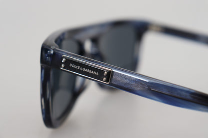 Dolce & Gabbana Elegant Blue Acetate Sunglasses for Women