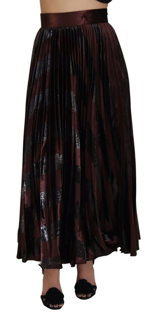 Dolce & Gabbana Elegant High Waist A-Line Maxi Skirt