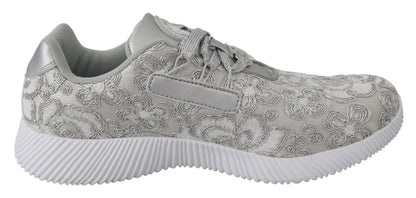 Plein Sport Silver Gleam Runner Joice Sneakers