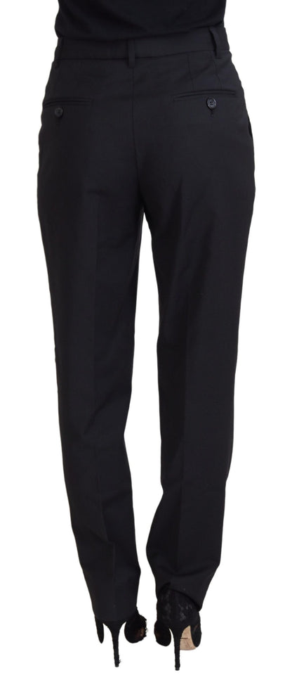 Dolce & Gabbana Elegant Black Tailored Trousers