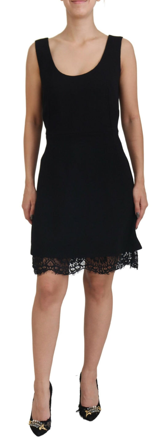 Dolce & Gabbana Black Lace Sheath A-line SARTORIA Dress