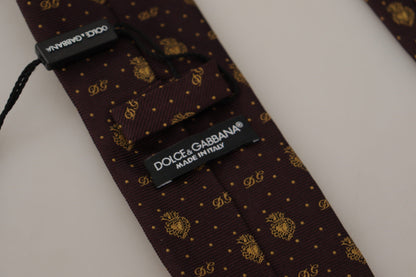 Dolce & Gabbana Elegant Black Silk Tie