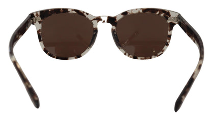 Dolce & Gabbana Chic Havana Brown Acetate Sunglasses