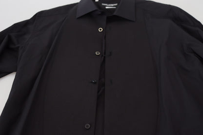 Dolce & Gabbana Elegant Black Formal Long Sleeve Shirt