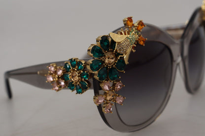 Dolce & Gabbana Crystal-Cat Eye Luxury Sunglasses