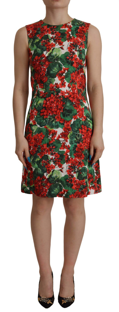 Dolce & Gabbana Multicolor Floral A-Line Dress